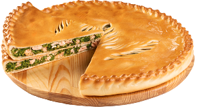 Фирменный пирог с лососем